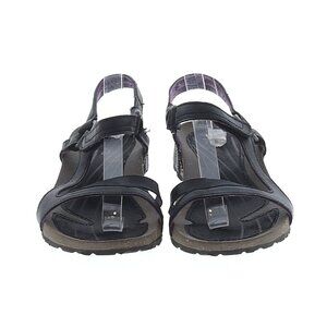 Teva sandals black leather sz 5